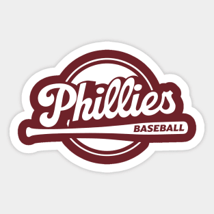 Phillies Up to Bat Sticker